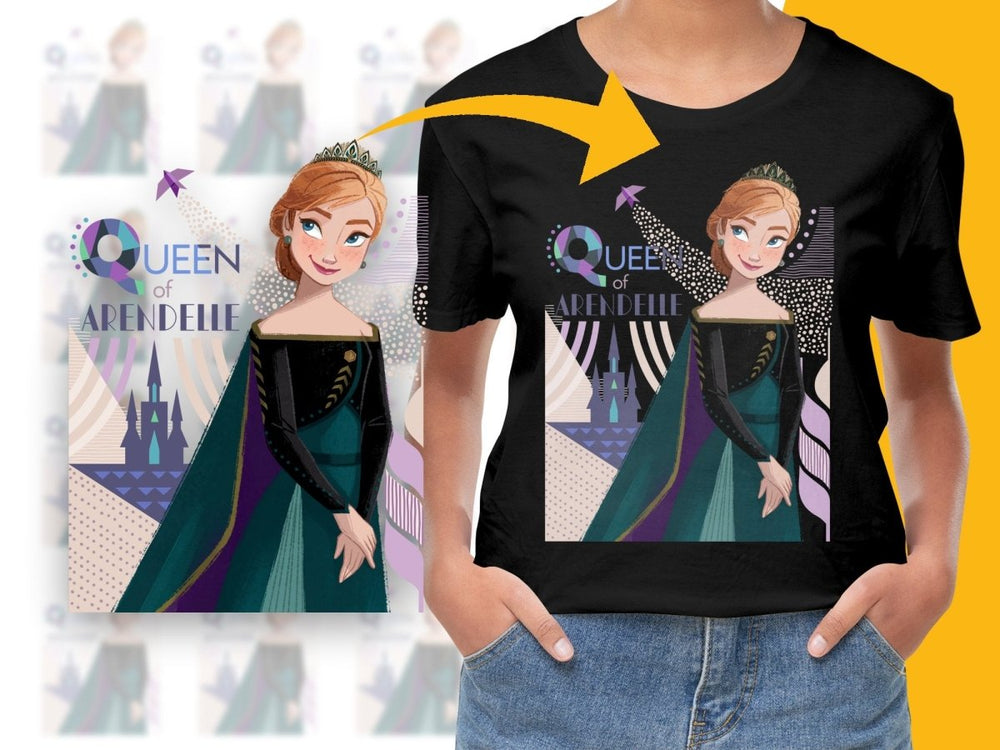 Queen of Arendelle Christmas Themed Graphic PNG File - Teepew