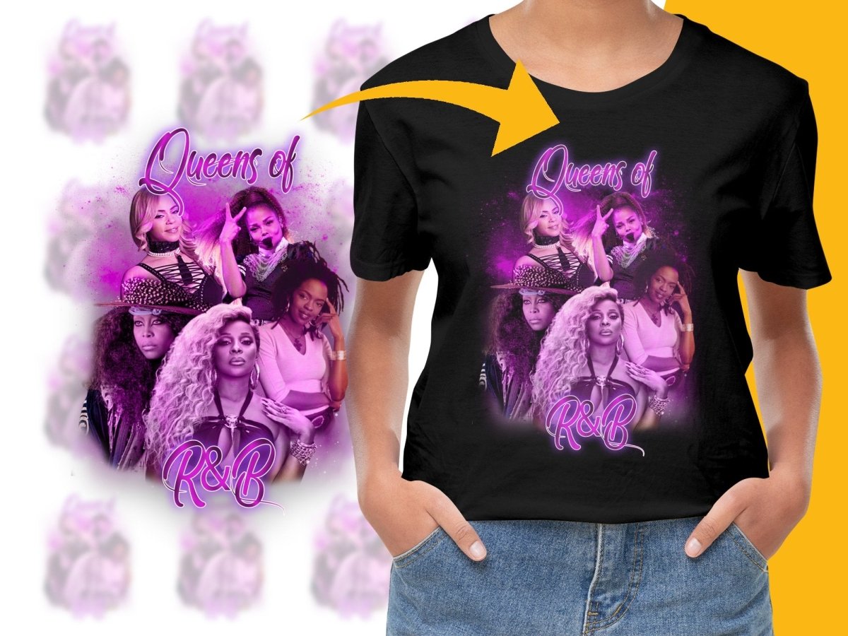 Queens of R&B Legends PNG File - Teepew