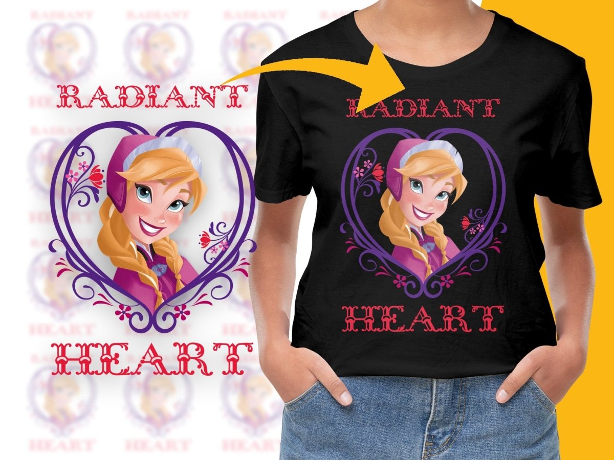 Radiant Heart Anna Christmas Themed PNG File - Teepew