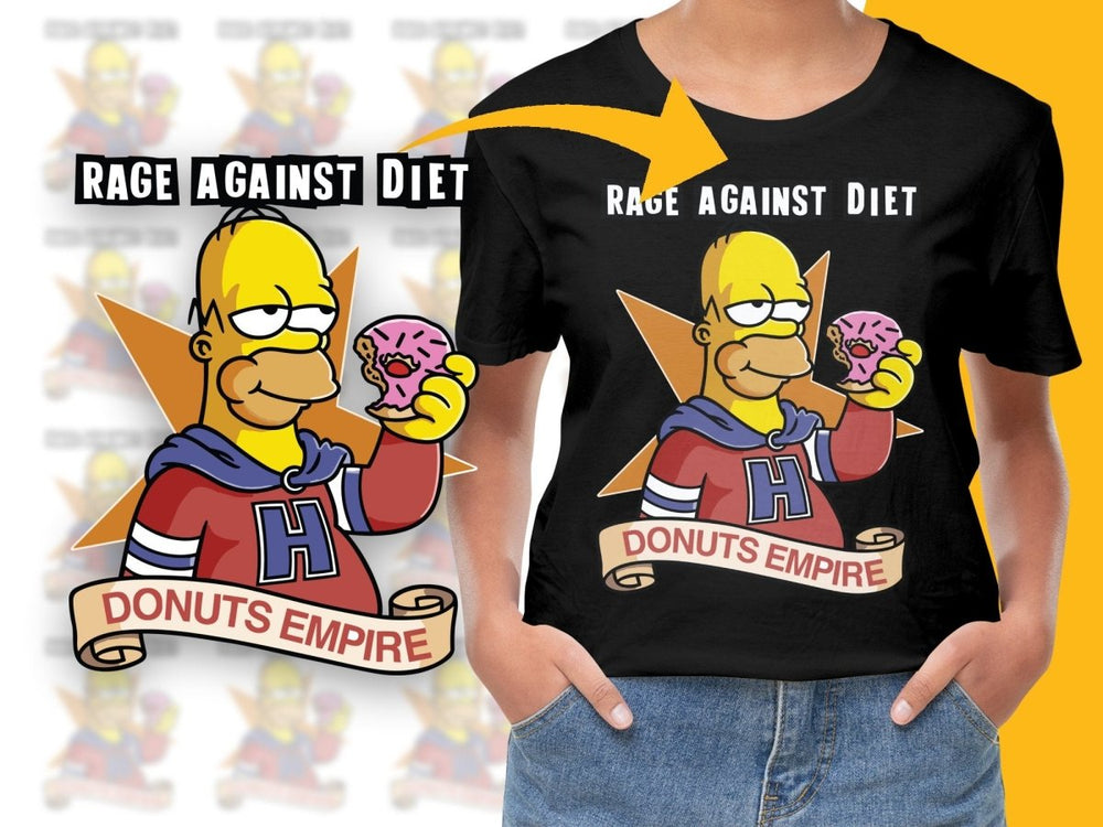 Rage Against Diet Donuts Empire Graphic PNG File - Teepew