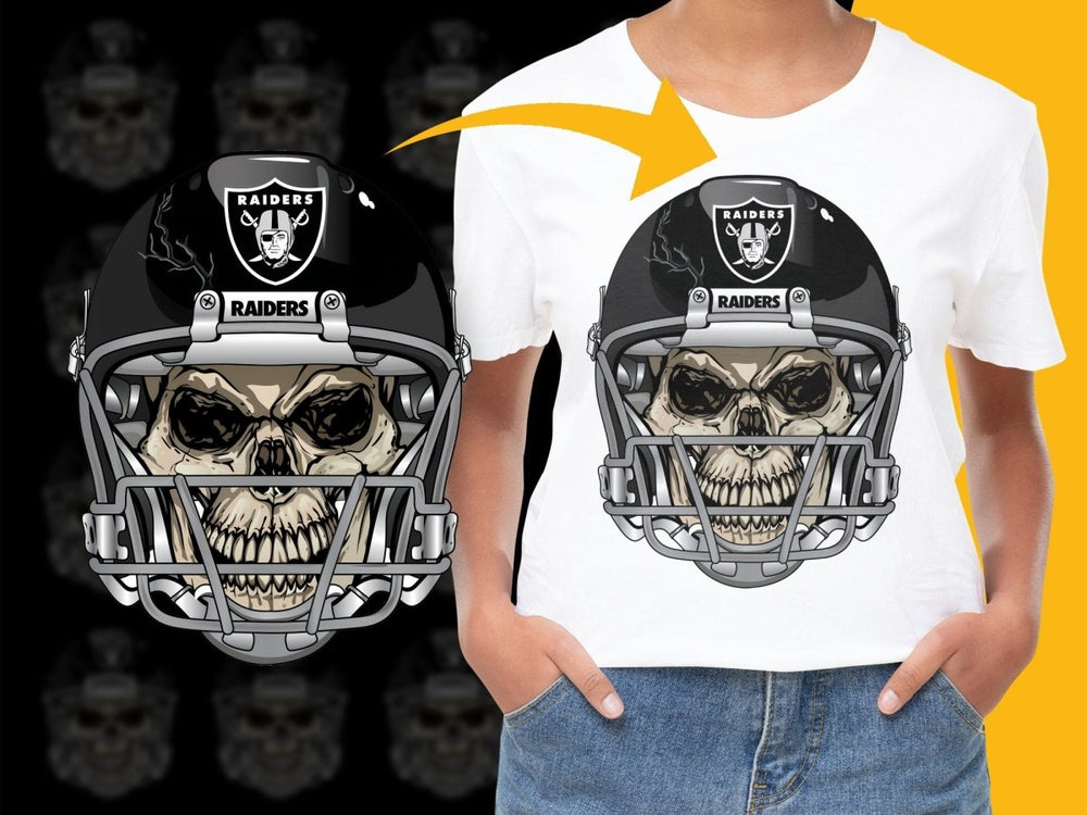 Raider Team Skull Helmet Graphic PNG File - Teepew