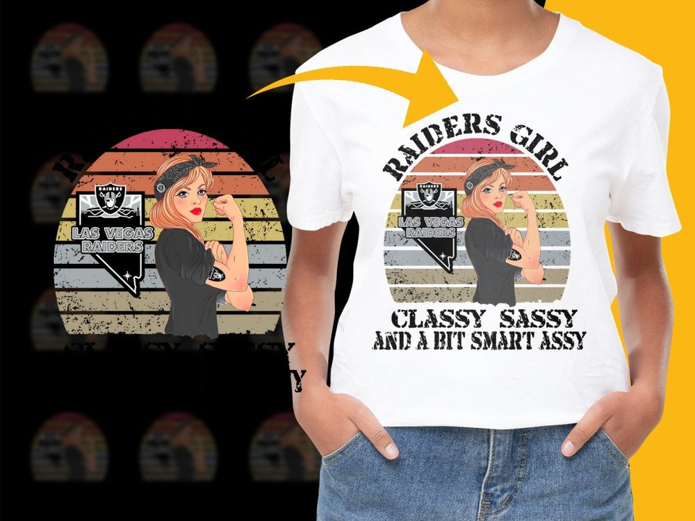 Raiders Girl Classy Sassy Smart Assy Graphic PNG File - Teepew