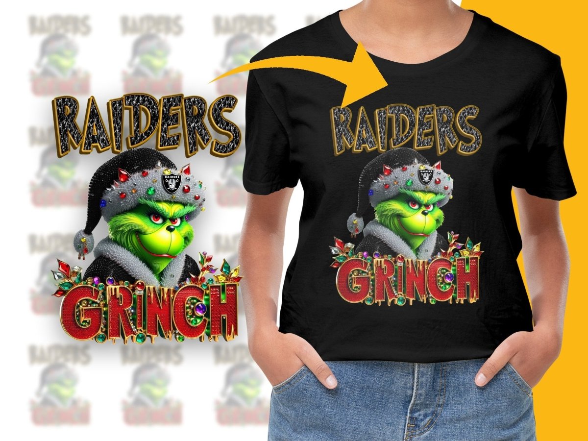 Raiders Grinch Christmas Graphic PNG File - Teepew