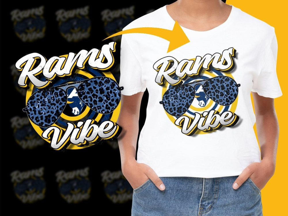 Rams Vibe Eye - Catching Graphic Design PNG File - Teepew