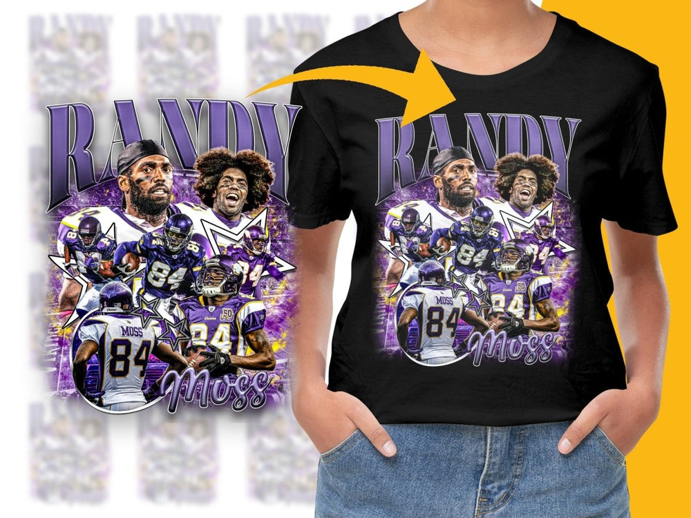 Randy Moss NFL Football Player Bootleg PNG File - Teepew