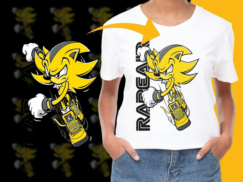 RareAir Yellow Character Graphic PNG File - Teepew