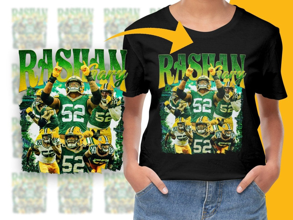 Rashan Gary Football Bootleg Graphic PNG File - Teepew