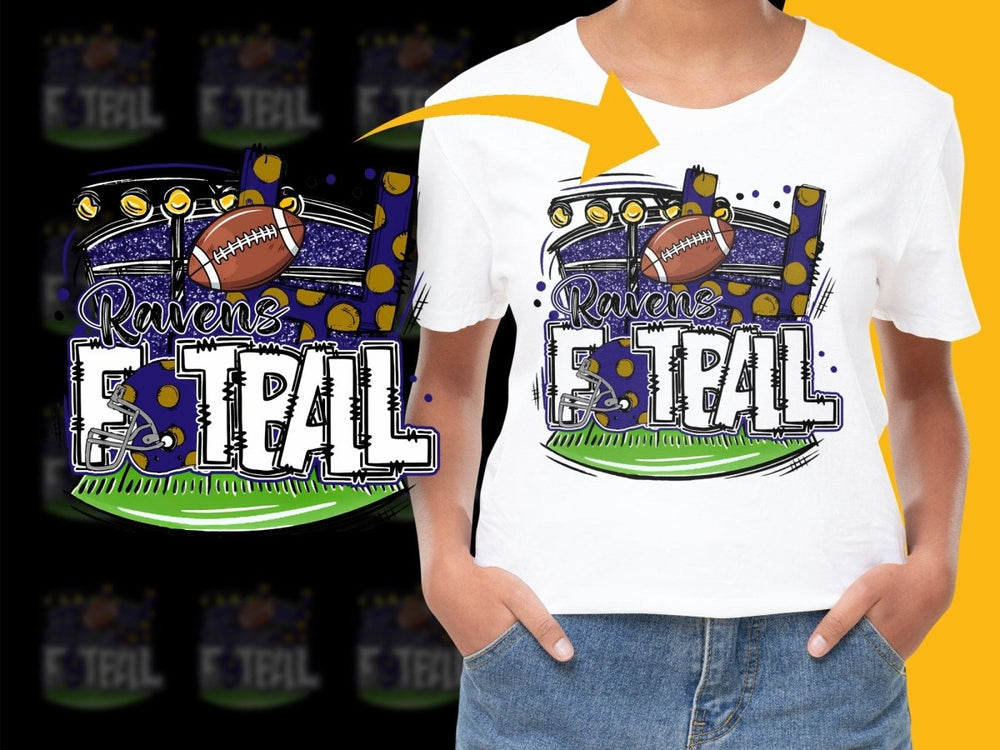Ravens Football Stylish Graphic PNG File - Teepew