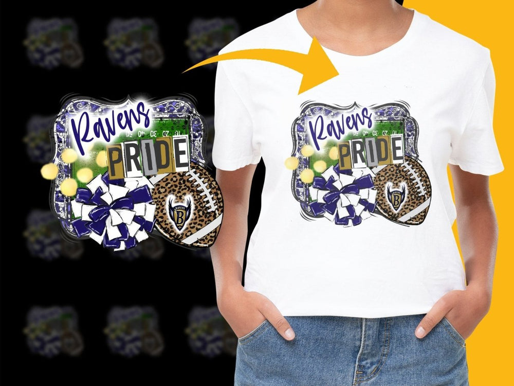 Ravens Pride Graphic Design PNG File - Teepew