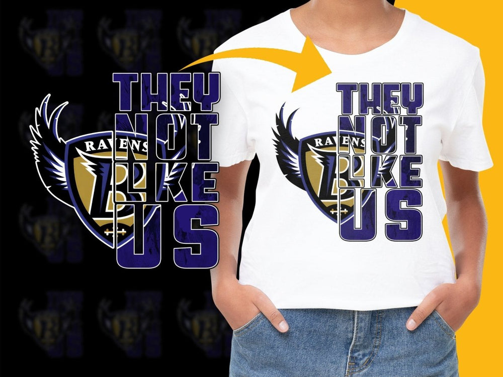Ravens They Not Like Us PNG File - Teepew
