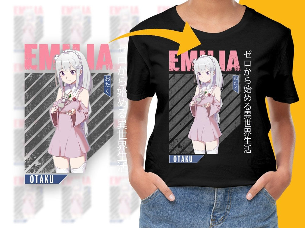 Re Zero Emilia Anime Character Digital Download - Teepew