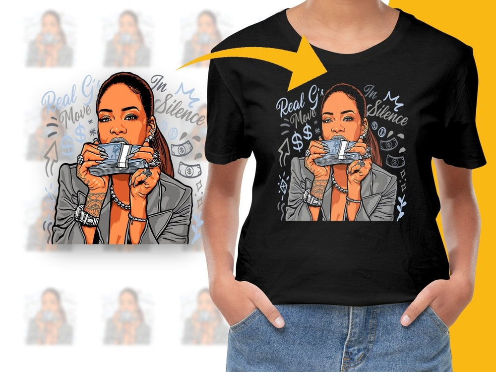 Real G's Move in Silence Money Graphic PNG File - Teepew