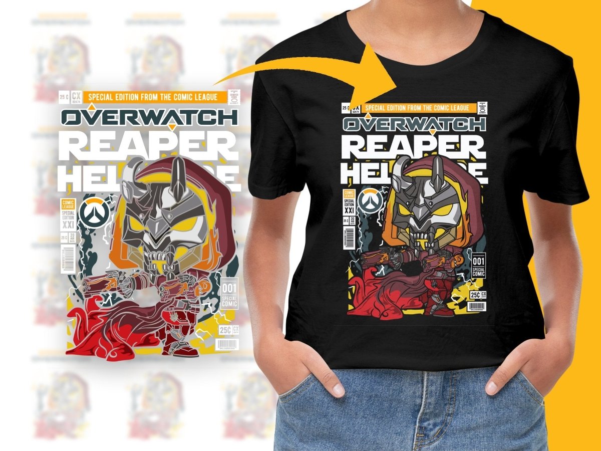 Reaper Hell Fire Popculture PNG File - Teepew