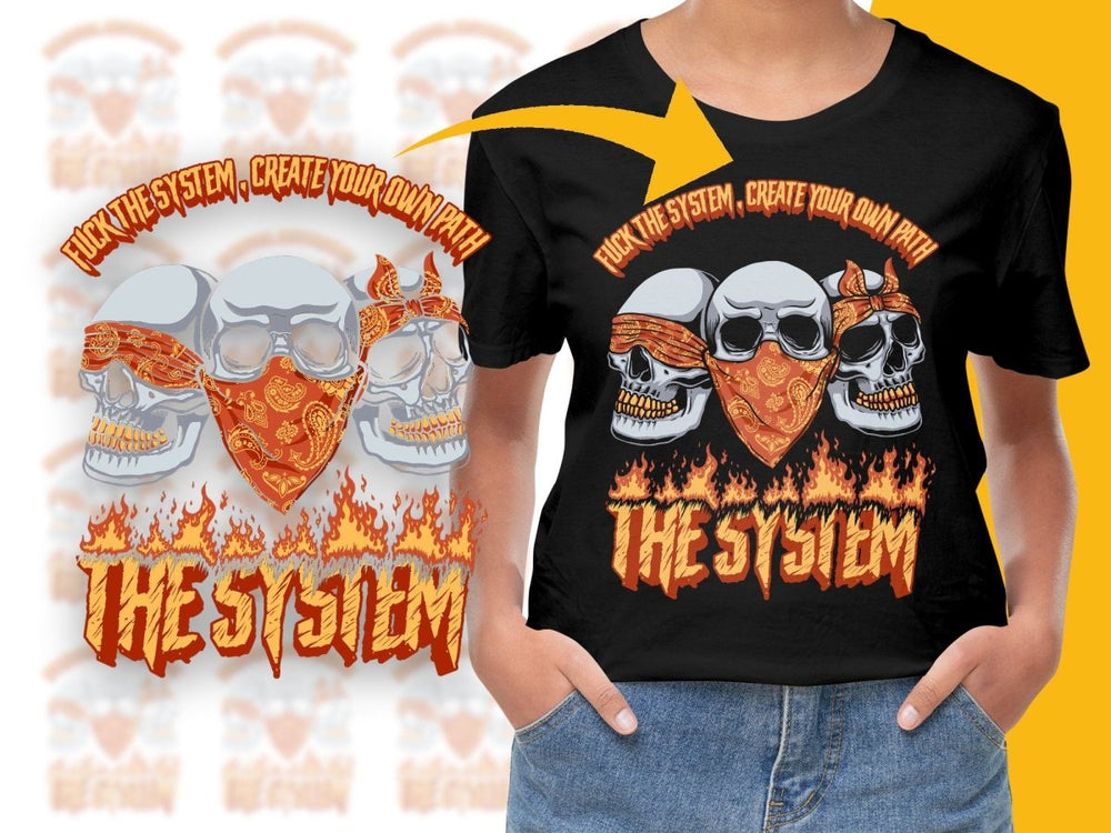Rebellion Skulls Create Your Own Path PNG File - Teepew
