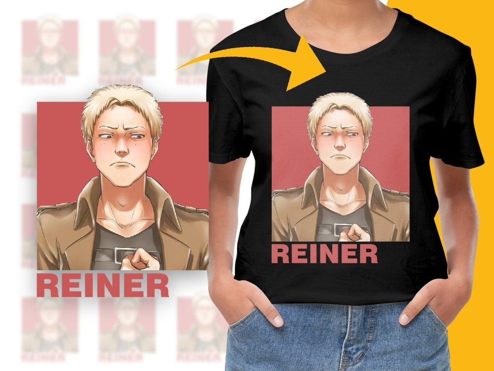 Reiner Anime Character PNG File - Teepew