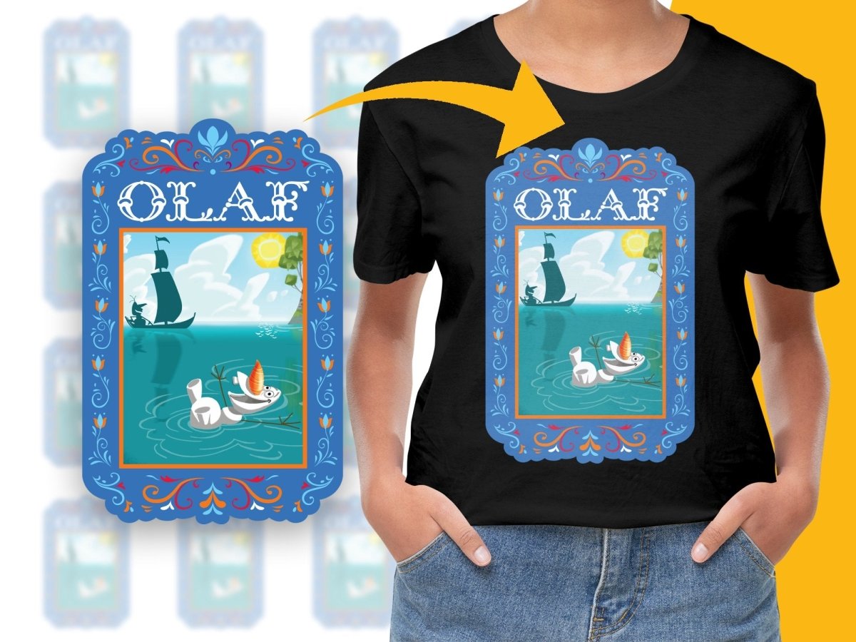 Relaxing Olaf Christmas Scene Graphic PNG File - Teepew