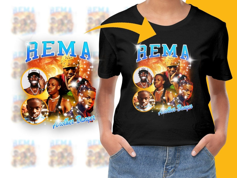 Rema Another Banger Artistic PNG File - Teepew