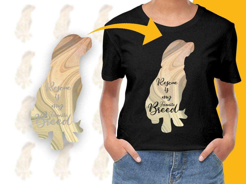 Rescue is My Favorite Breed Design PNG File - Teepew