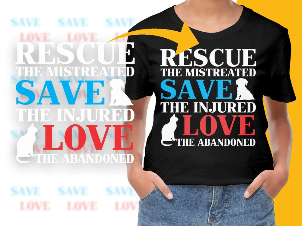 Rescue Save Love The Abandoned PNG File - Teepew
