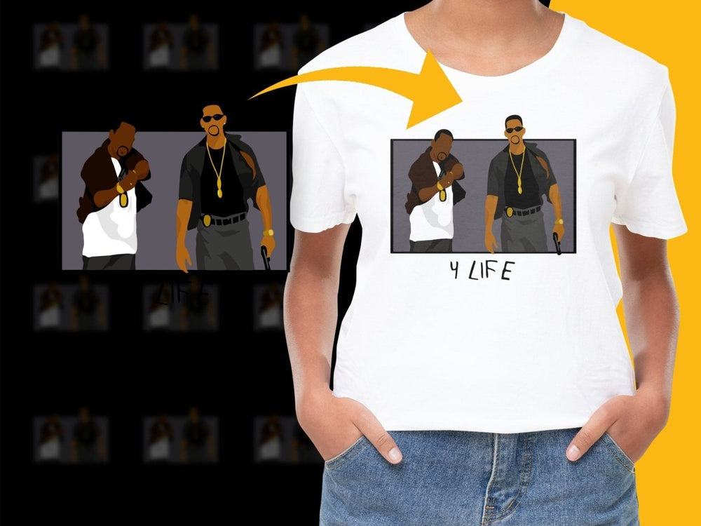 Retro Bad Boys 4 Life Graphic StreetWear PNG File - Teepew