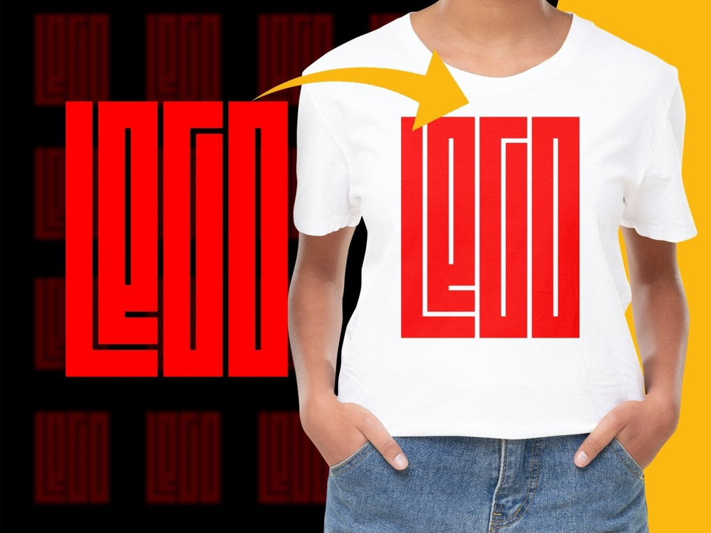 Retro Logo Design LEGO Inspired Graphic PNG File - Teepew