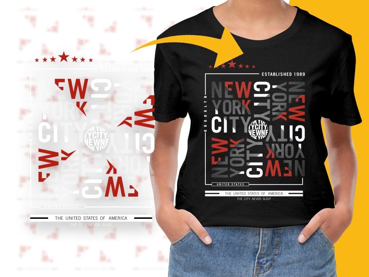 Retro New York City Brooklyn United States PNG File - Teepew