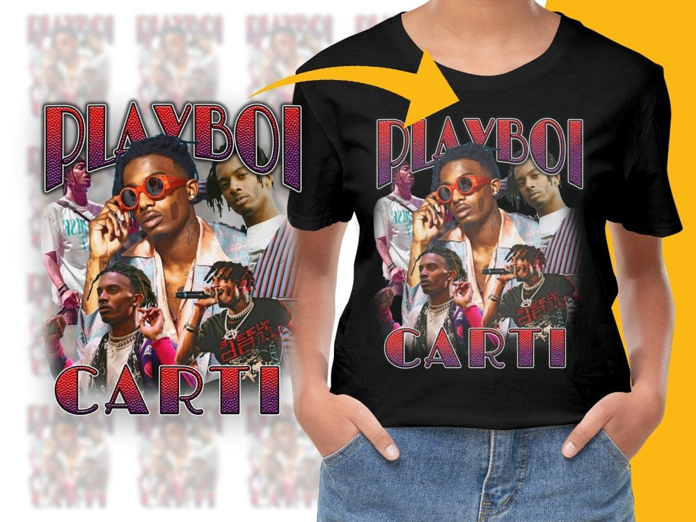 Retro Playboi Carti Bootleg Graphic PNG File - Teepew