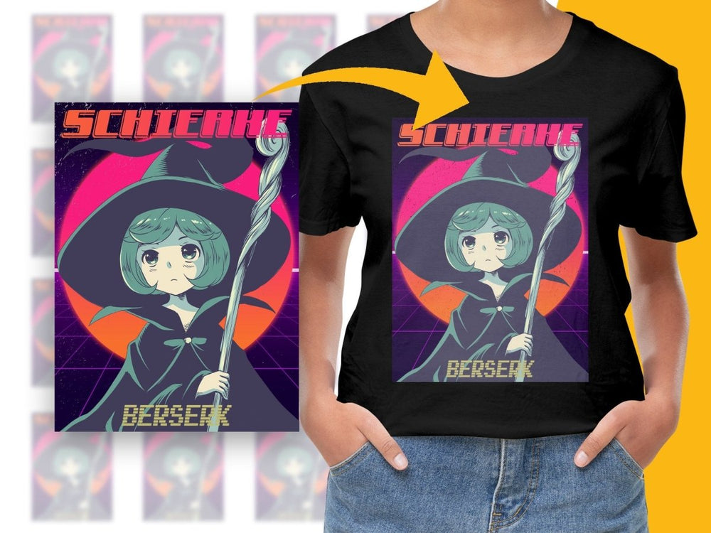 Retro Poster Scierke from Berserk PNG Digital Download - Teepew