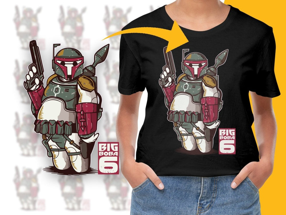 Retro Sci - Fi Bounty Hunter Art Graphic PNG File - Teepew