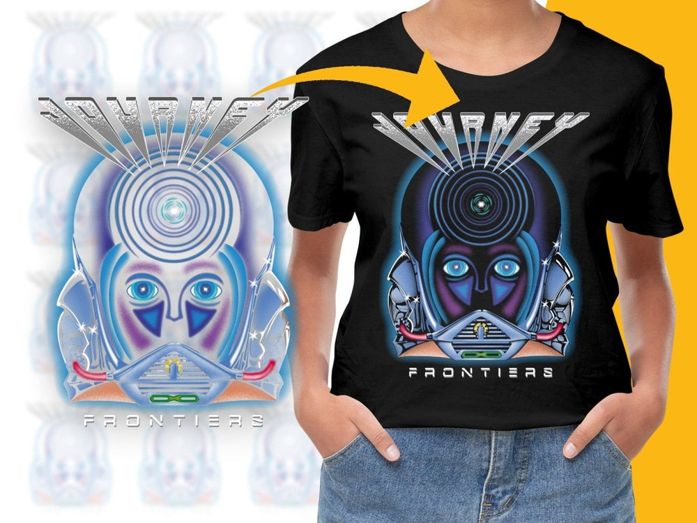 Retro Style Journey Frontiers Band Logo Graphic PNG File - Teepew