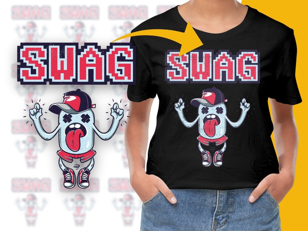 Retro Style Swag Design Fun Unisex Graphic PNG File - Teepew
