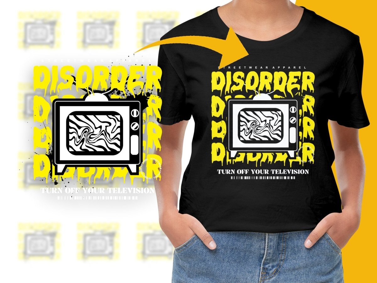 Retro TV Disorder Graphic PNG File - Teepew