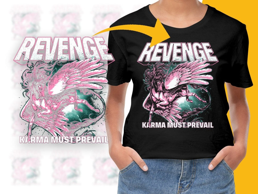 Revenge Karma Must Prevail Graphic Pegasus PNG File - Teepew