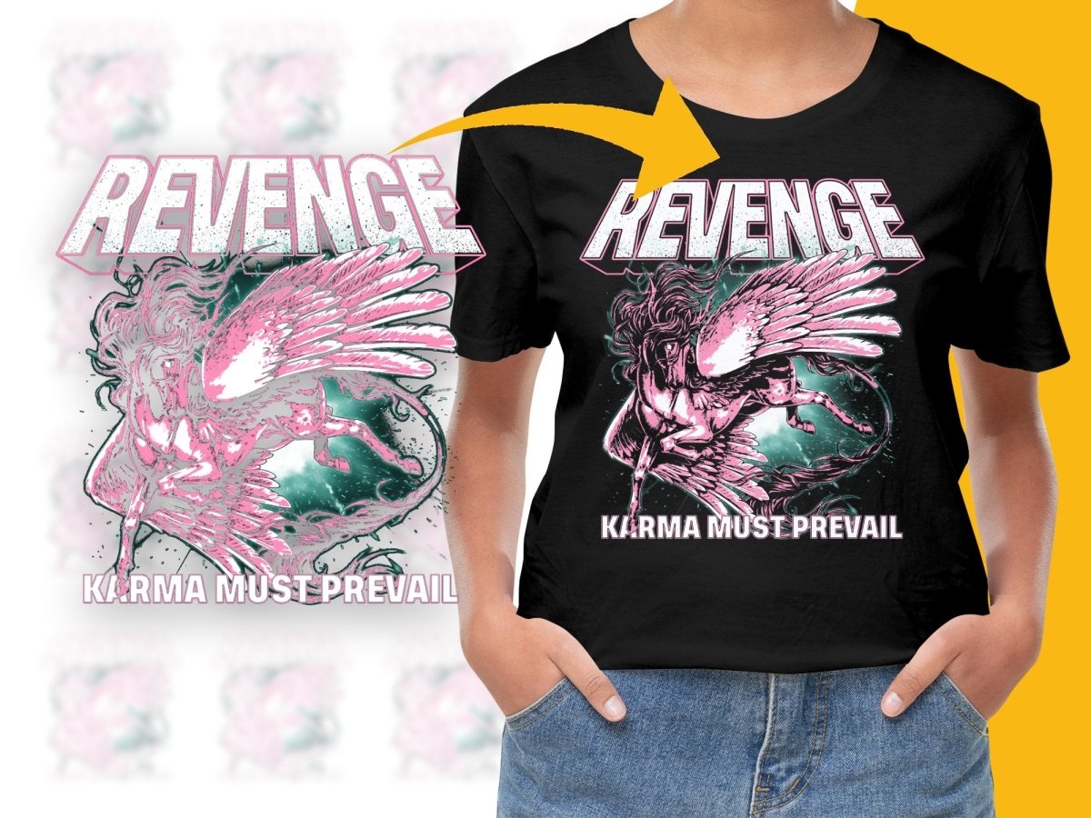 Revenge Karma Must Prevail Graphic Pegasus PNG File - Teepew