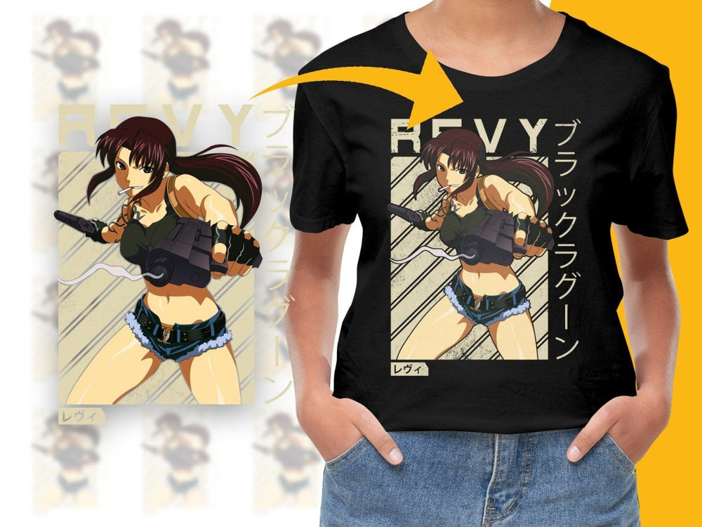 Revy Anime Character PNG File Digital - Teepew