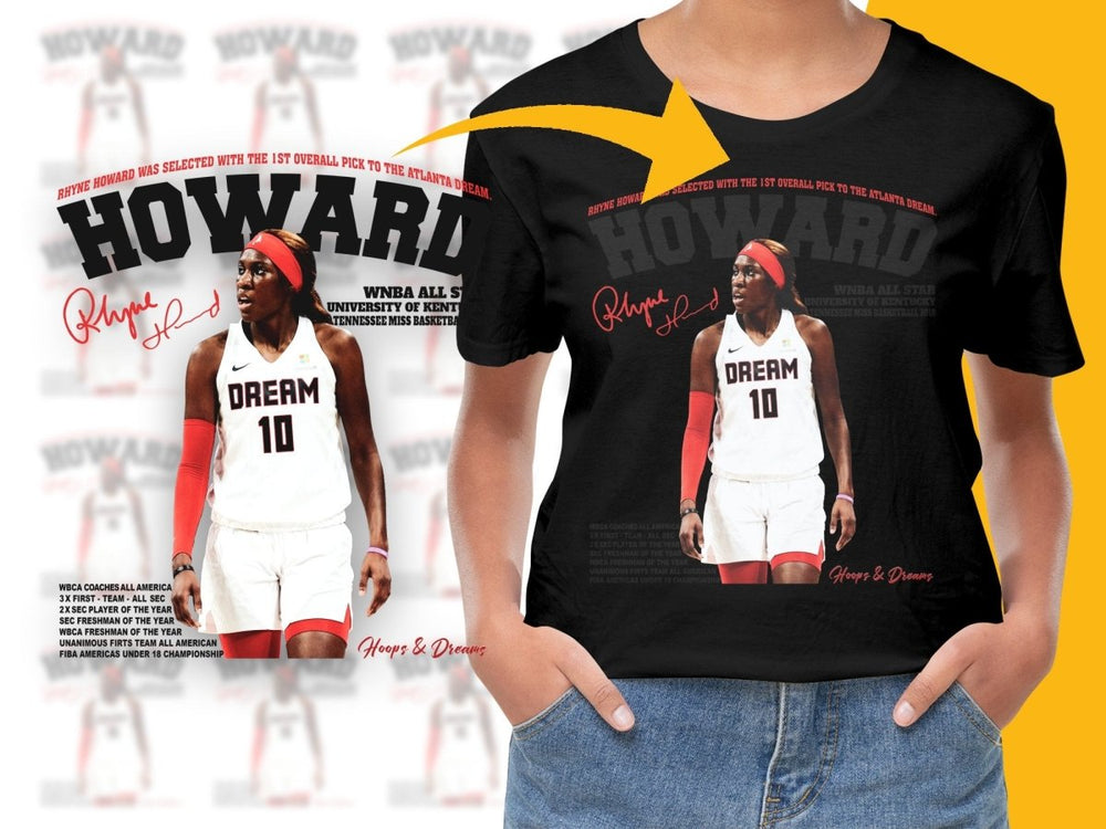 Rhynne Howard Dream Team Basketball Graphic PNG File - Teepew