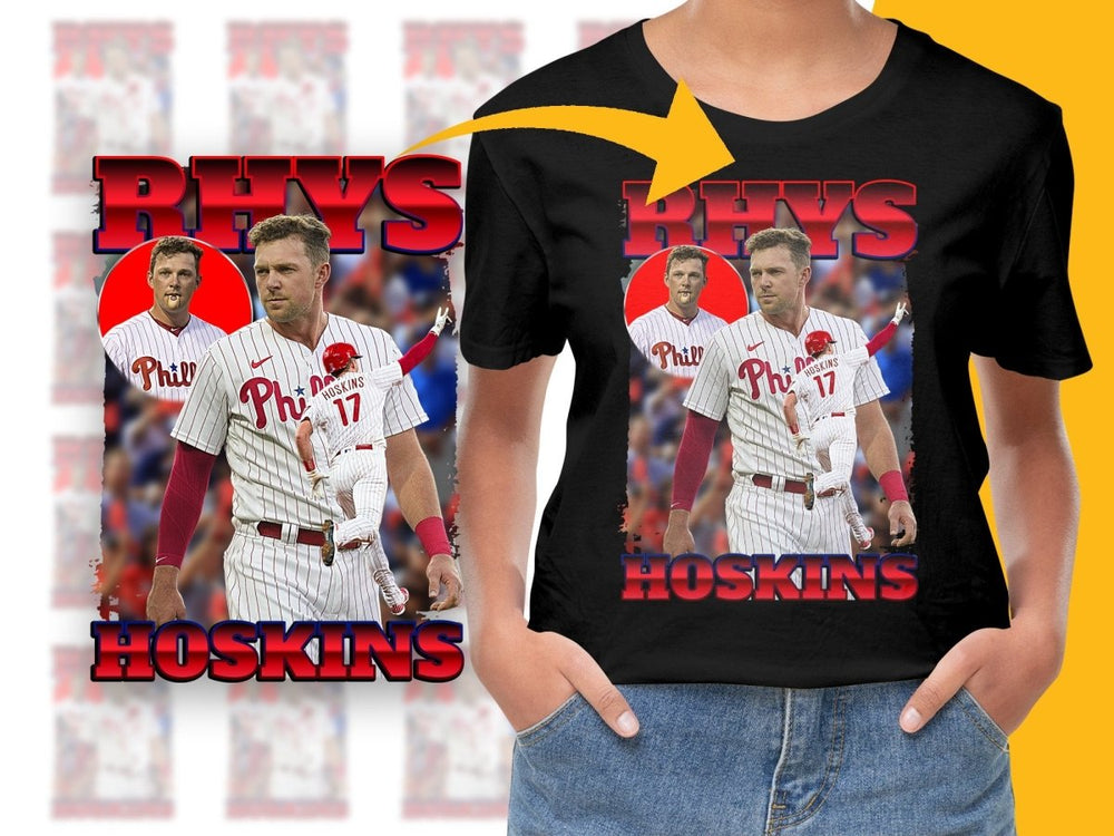 Rhys Hoskins Philadelphia Phillies MLB Baseball PNG File - Teepew