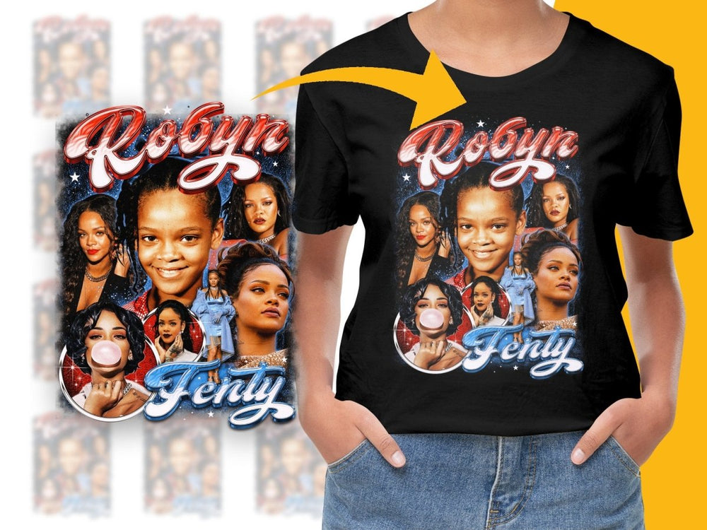 Rihanna Robyn Fenty Music Artist Bootleg Theme PNG File - Teepew