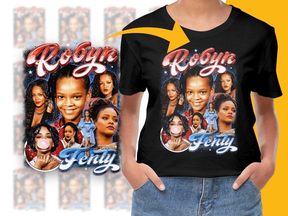 Rihanna Robyn Fenty Music Artist Bootleg Theme PNG File - Teepew