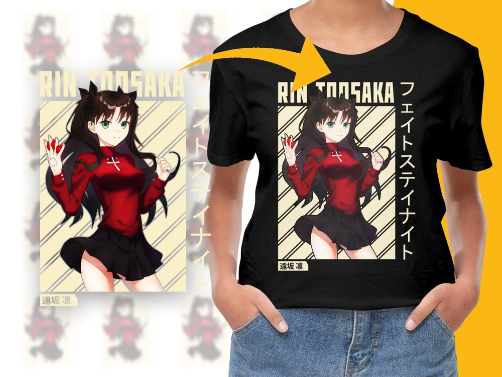 Rin Tohsaka Fate Stay Night PNG File Digital - Teepew