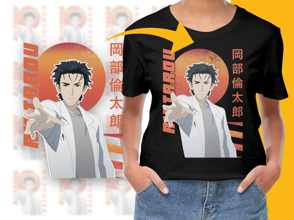 Rintarou Okabe Anime Character PNG Digital Download - Teepew