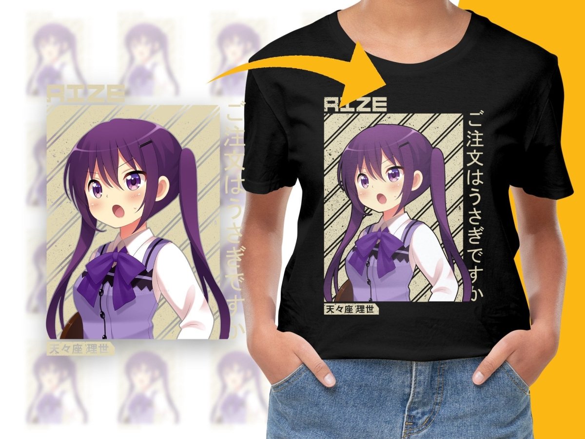 Rize Tedeza Character PNG File Digital - Teepew