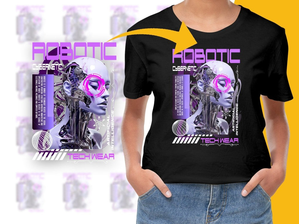 Robotic Genetic Tech Wear Streetwear PNG File - Teepew