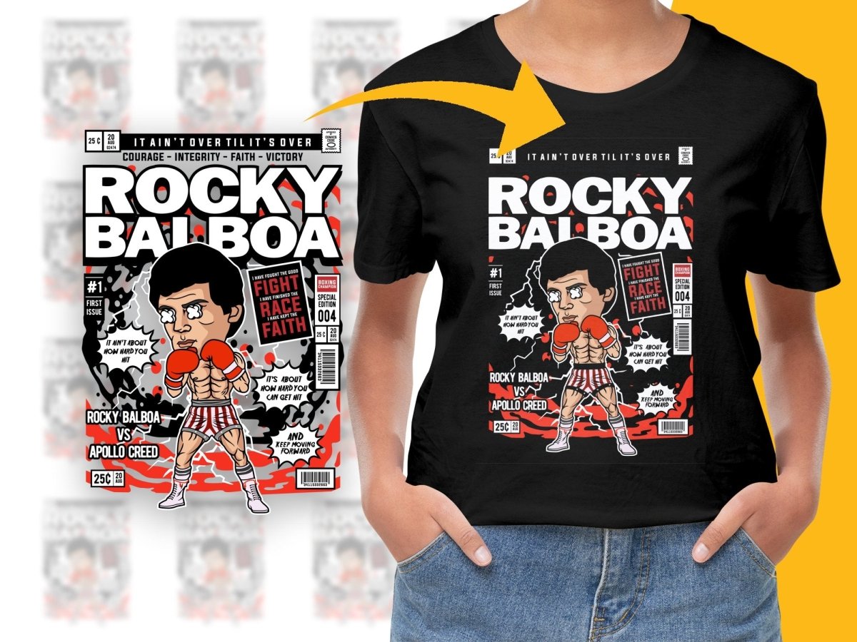 Rocky Balboa Popculture PNG File - Teepew