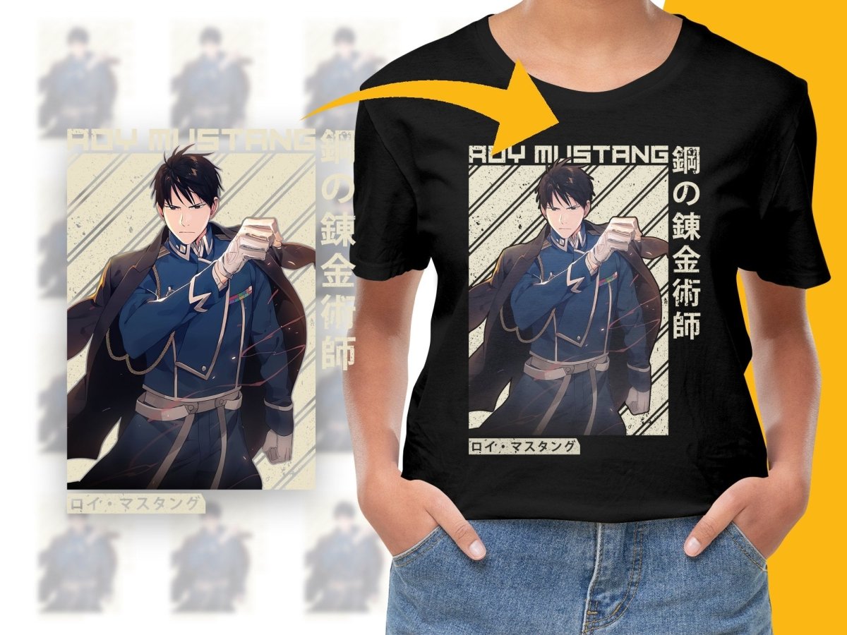 Roy Mustang Anime Character PNG Digital - Teepew