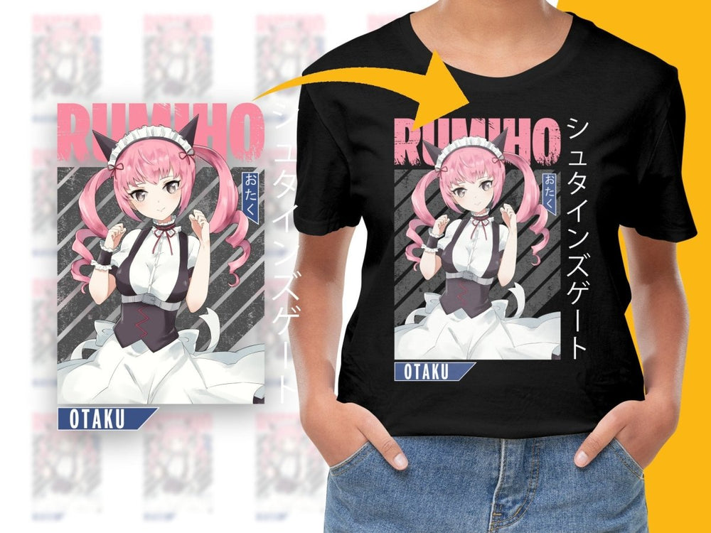 Rumiho Otaku Anime Character 300 DPI PNG Digital - Teepew