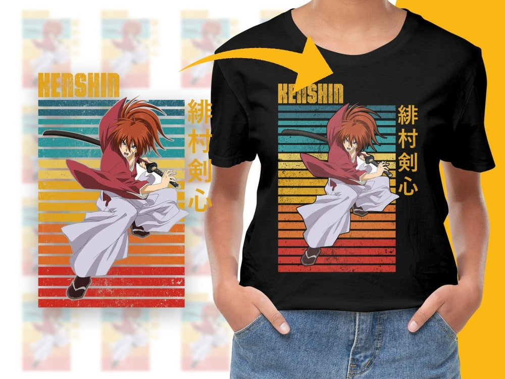 Rurouni Kenshin Anime Character PNG Digital Download - Teepew