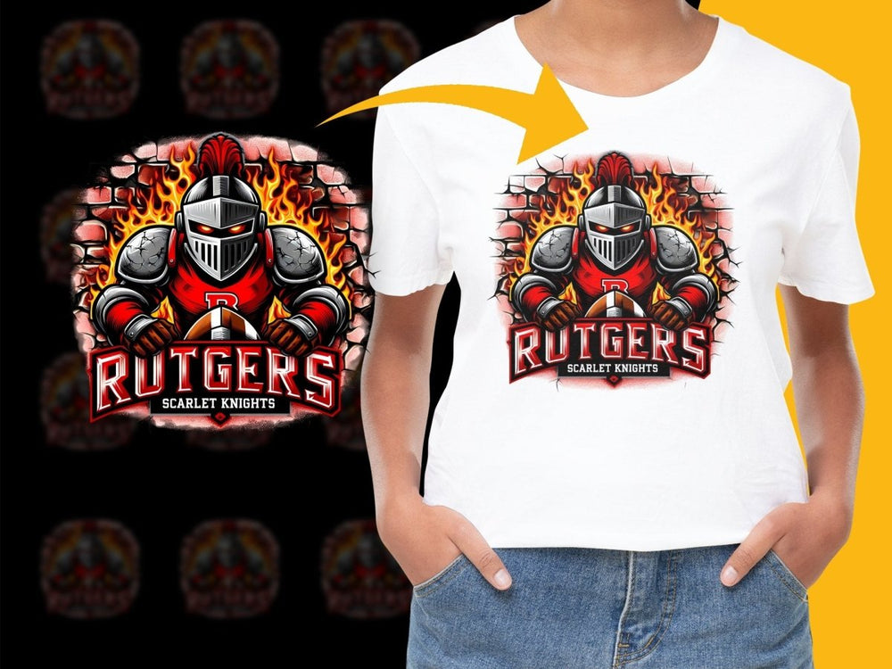 Rutgers Scarlet Knights Football PNG File - Teepew
