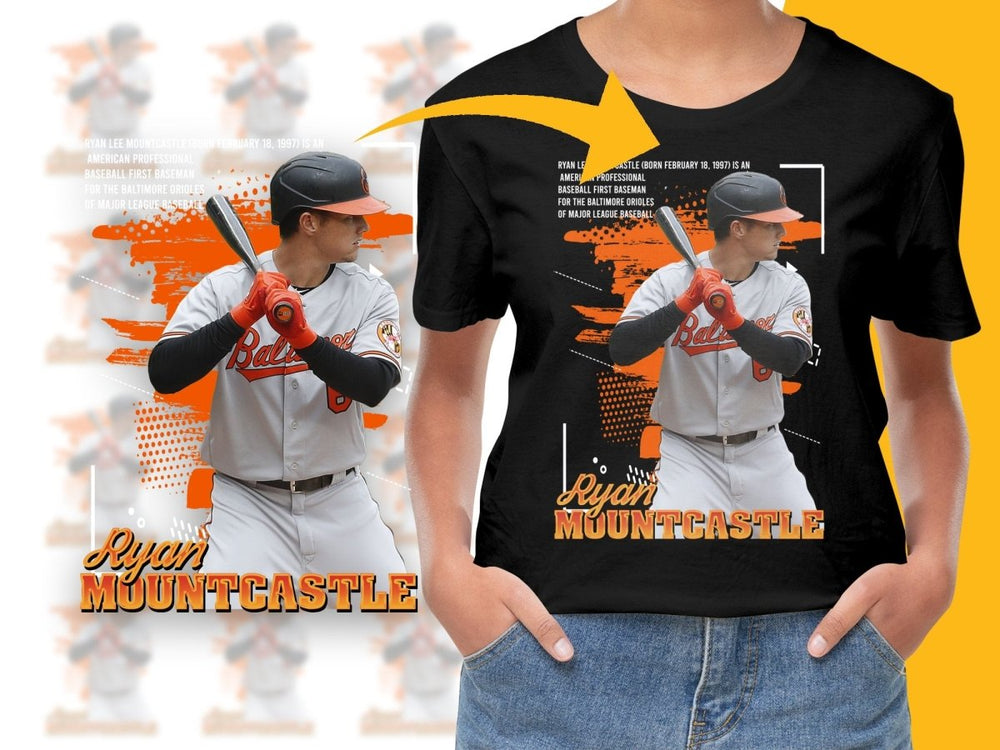 Ryan Mountcastle Baltimore Orioles Graphic PNG File - Teepew