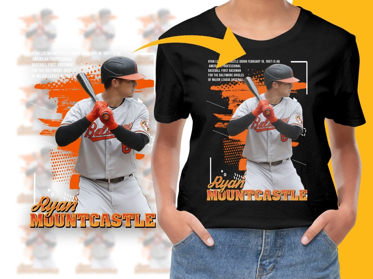 Ryan Mountcastle Baltimore Orioles Graphic PNG File - Teepew
